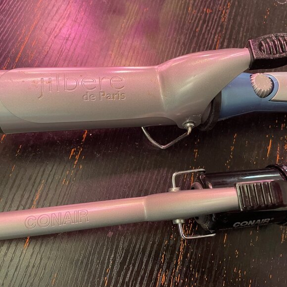 Two Ceramic Curling Irons (0.5 and 2.0 inch) - Picture 2 of 2